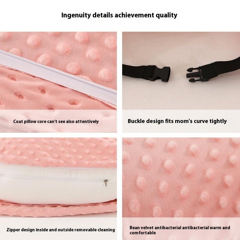 Подушка для кормления ребенка Bean Velvet Съемная моющаяся антинаклонная многофункциональная подушка для кормления беременных женщин