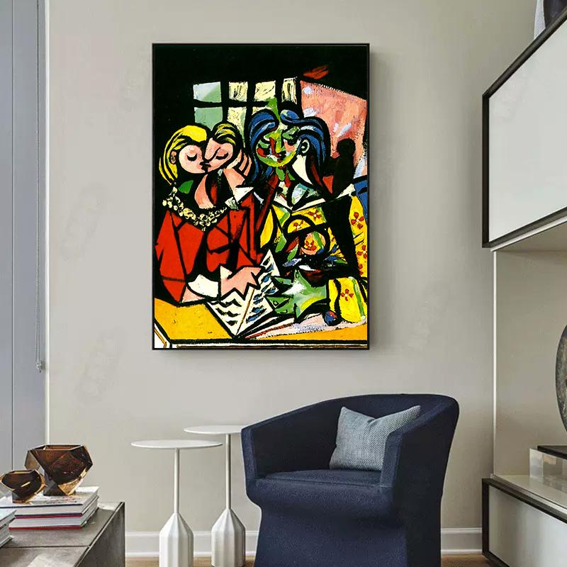 Абстрактное искусство Пабло Пикассо, классическое произведение искусства, постер, холст, живопись, винтажное настенное искусство для современного музея, галереи, домашний декор, подарок