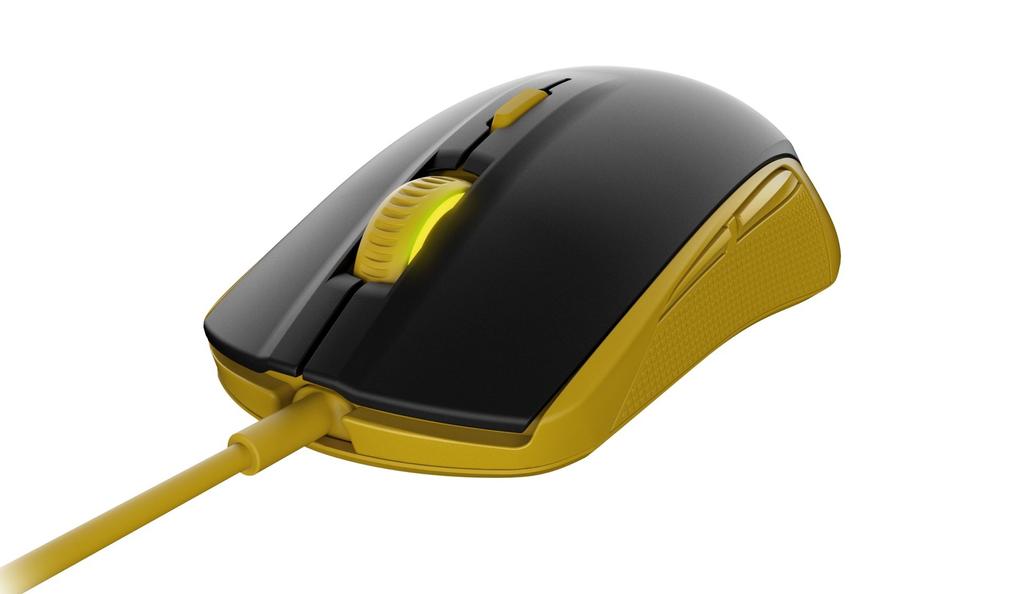 Мышь SteelSeries Rival 100 Proton Yellow 62340 []Игровая