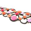 [H8842] - Дизайнерский браслет «Арлекин» оранжево-розовый