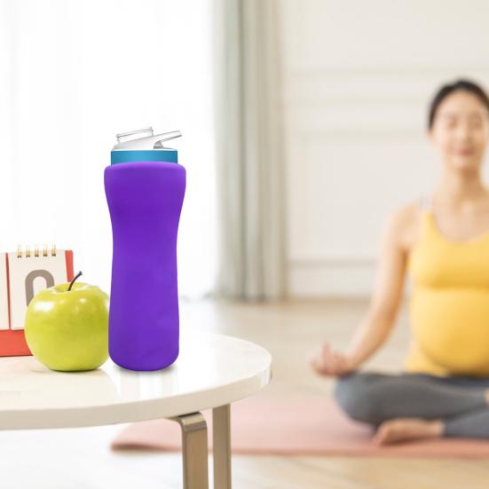 Water Bottle Sleeve for Cirkul 22oz Tumbler Insulated Cover for Retaining Temperature BPA-Free Reusable Anti-Slip Grip Silicone