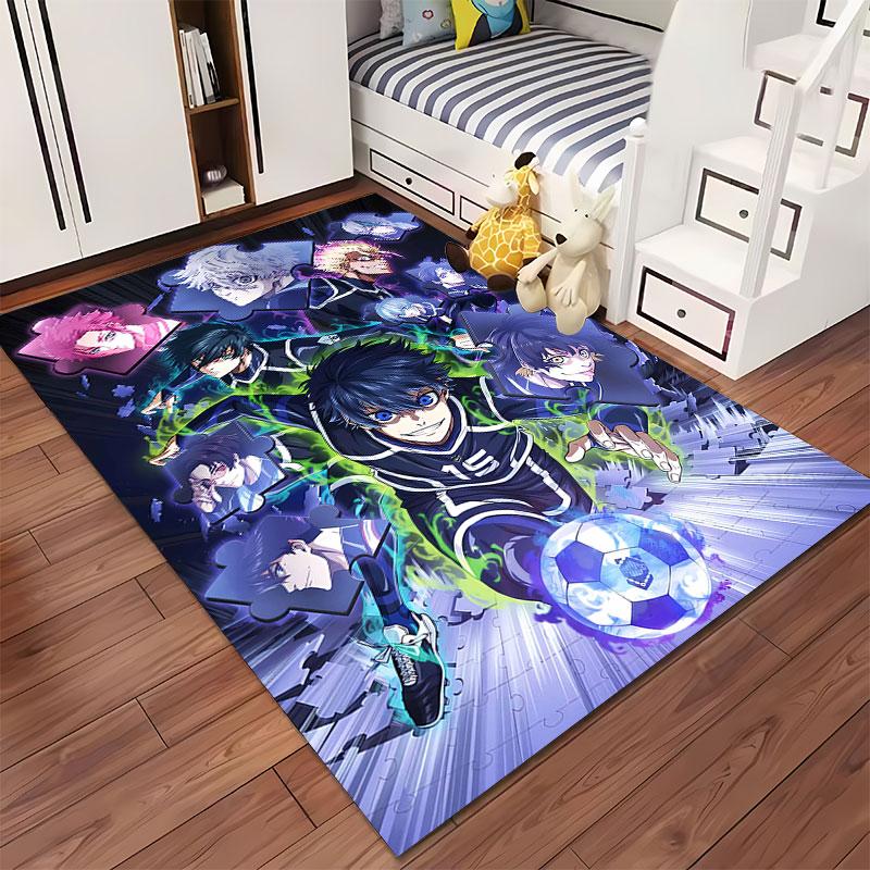 Soccer Anime Character Carpet suitable as a non-slip mat for the living room or bedroom sofa