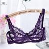 Sexy Exquisite Lace Women Bras Non-paded Plus Size Steel Ring Push Up Bra Hollow Out Bralette