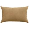 Sofa Cushions 2 Pieces Brown 50 x 30 cm Cord Fabric