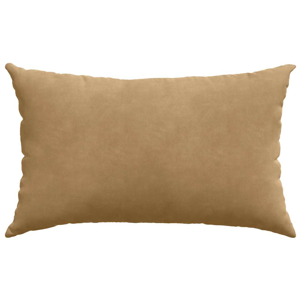 Sofa Cushions 2 Pieces Brown 50 x 30 cm Cord Fabric