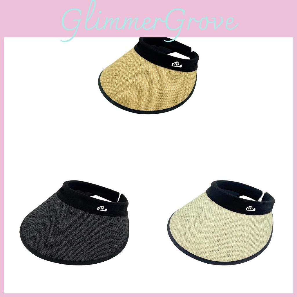 Outdoor Straw Hat Sunshade Uv Protection Sunhat Summer Outings Cap Lightweight