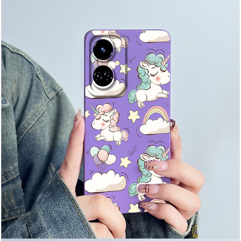 For Tecno Camon 19 CI6n / 19 Pro CI8 Phone Case Cover Silicone Sweet Painted Shell Cartoon Funda Printed Protective Casing Coque