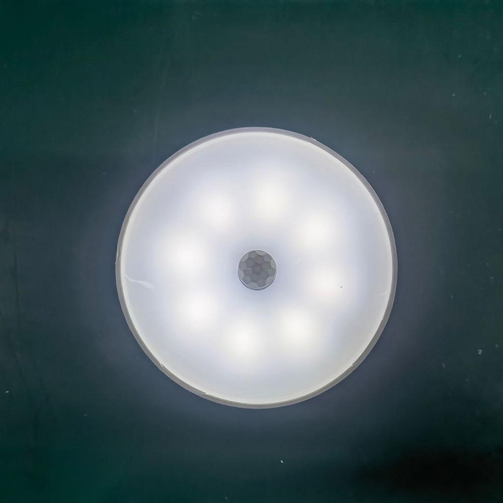 Светодиодный светильник с датчиком движения, беспроводной ночник под шкафом, лампа для шкафа, умная настенная индукционная лампа для тела, домашний декор