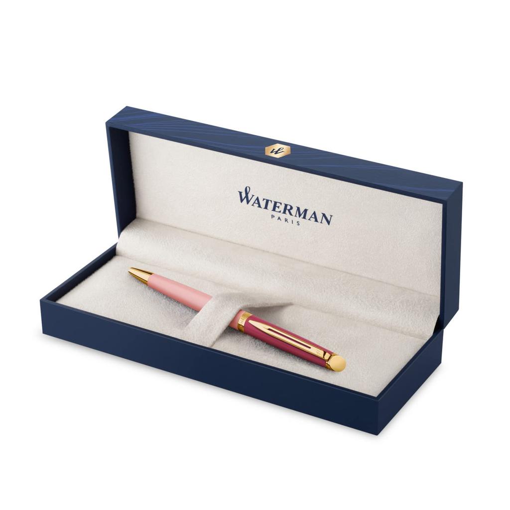 WATERMAN Official Metropolitan Essential Ballpoint Pen Luxury Brand Gift Regular Import Pink GT 2180130 Oil-Based
