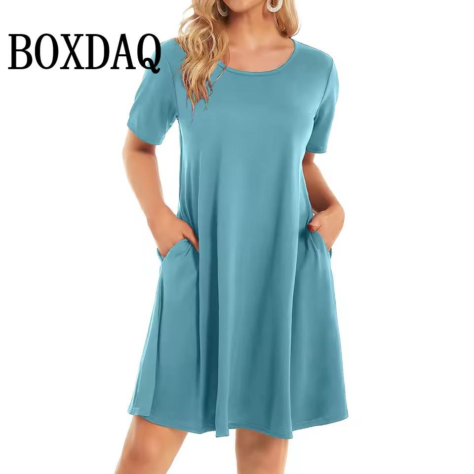 Летнее повседневное платье женское модное свободное платье с круглым вырезом и принтом в стиле ретро с цветами элегантное платье для отпуска с коротким рукавом А-силуэта женское