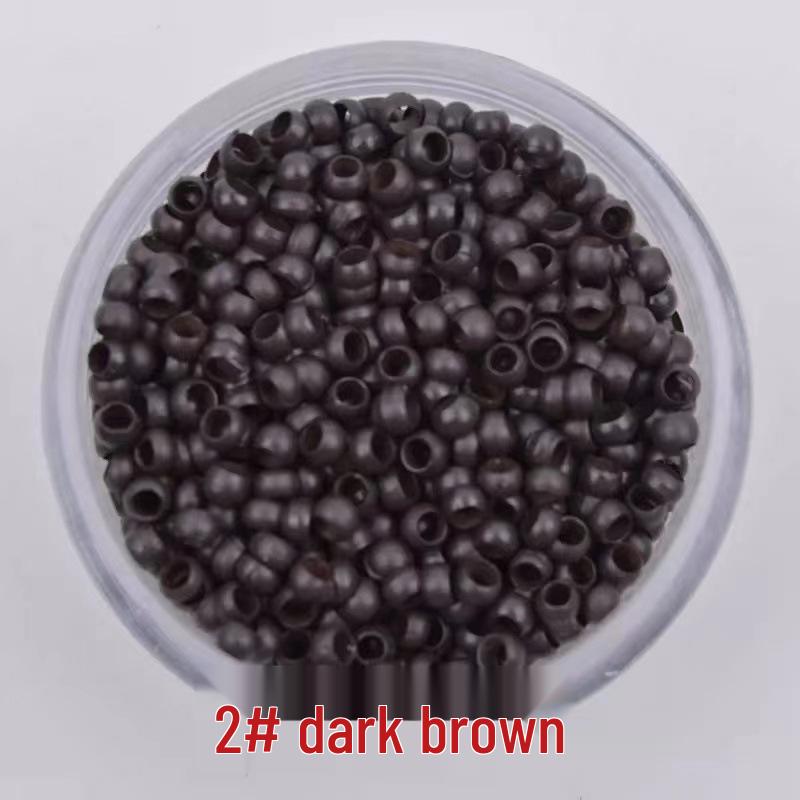 "2,5 мм наномедные микрокольца для наращивания волос - 1000 шт."