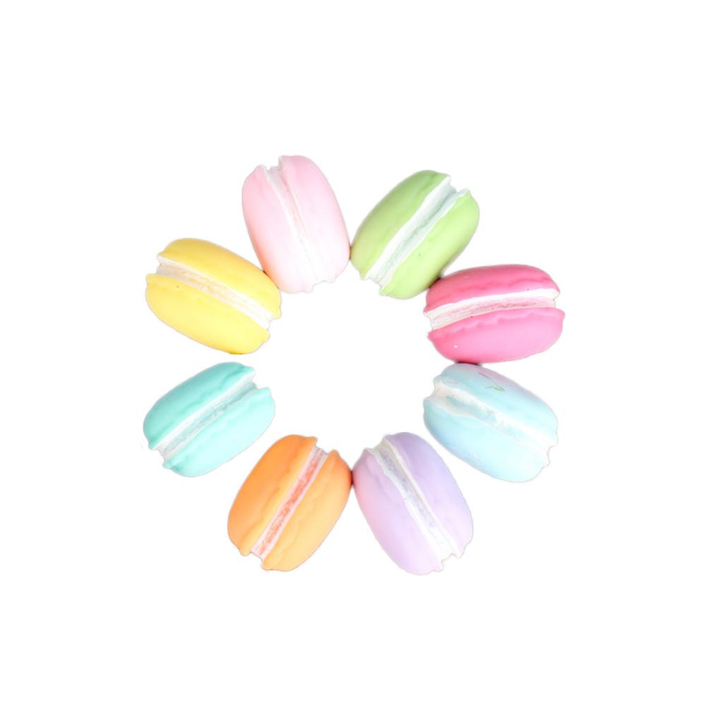 Resin Kitchen Fridge Sticker Macarons Cute Creative Magnetic Cartoon Design Memo Message Personality Home Decoration