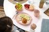 Staub Baby Kids Tableware 4 шт. Набор розовых тарелок, мисок, кружек, японская керамическая посуда STAUB Baby Kids "Ceramic & Pig" для детей [Авторизованный продукт] и