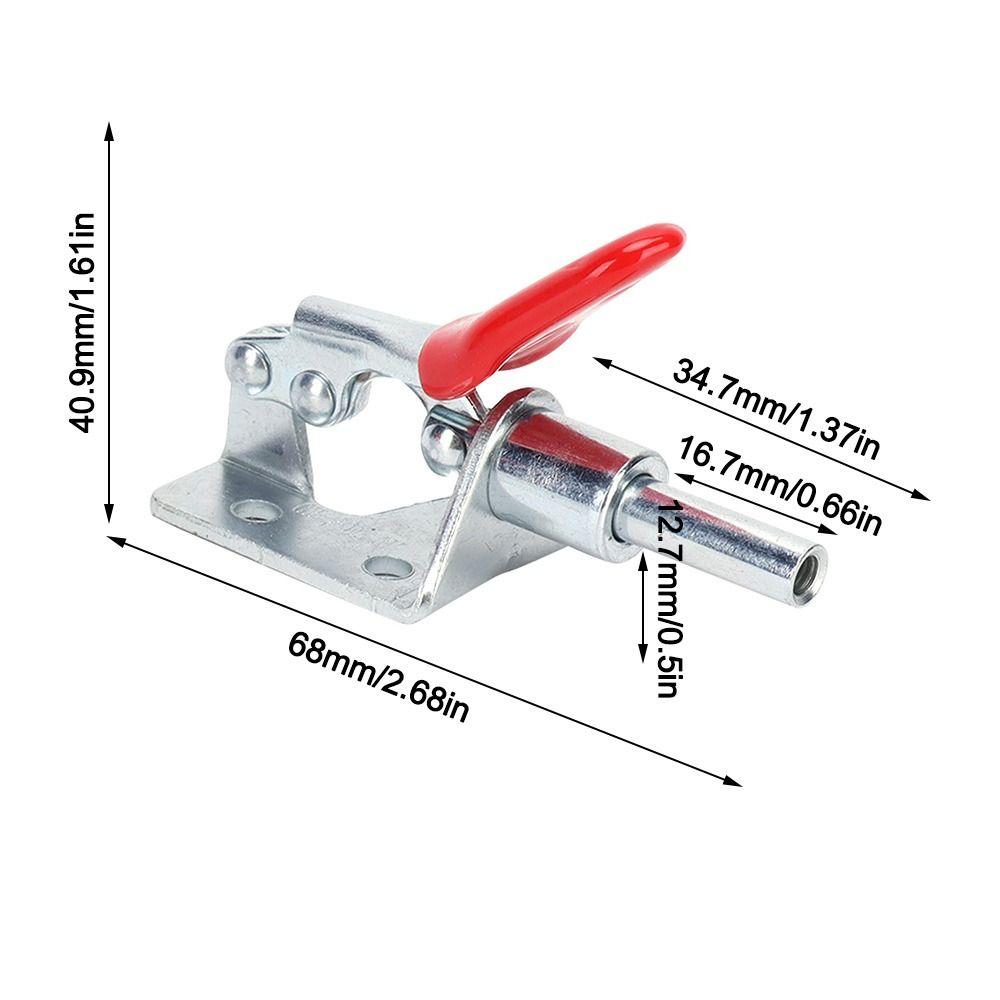 2pcs 68*27mm Toggle Clamp Precision Quick Positioning Clamp Push Pull Toggle Clamp Welding