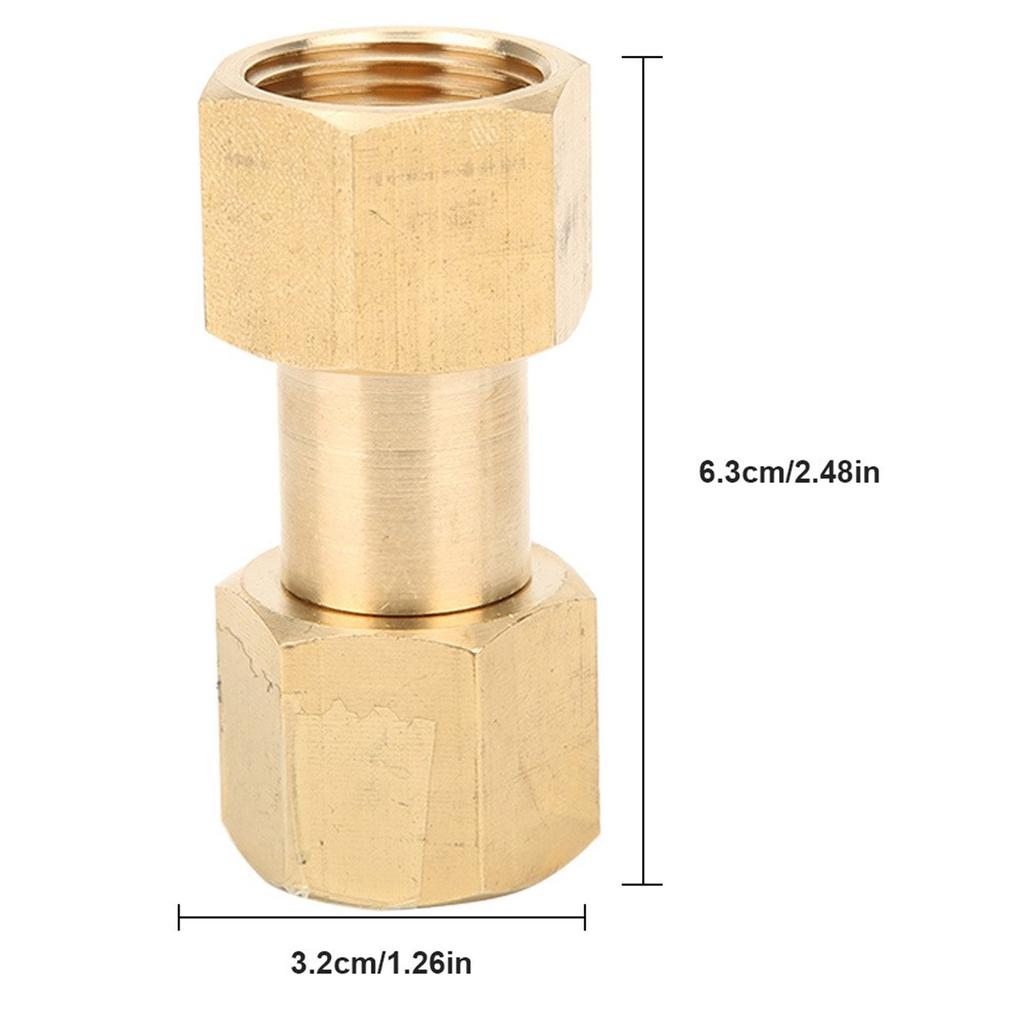 Латунный CGA-320 - CGA-580 баллон CO2 к аргоновому регулятору гайка клапаны газового баллона прецизионный резьбовой аргоновый регулятор адаптер