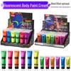 Water-Based Fluorescent Face & Body Paint - Washable Halloween Party Paint
