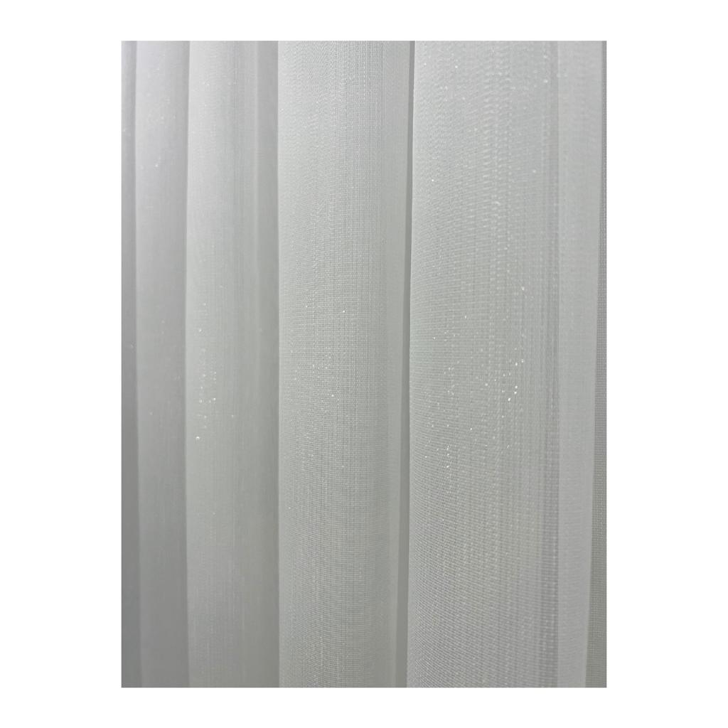 Бамбук Серебристый Тюль 1/3 Частые Оригинальные Трубки Плиссированные