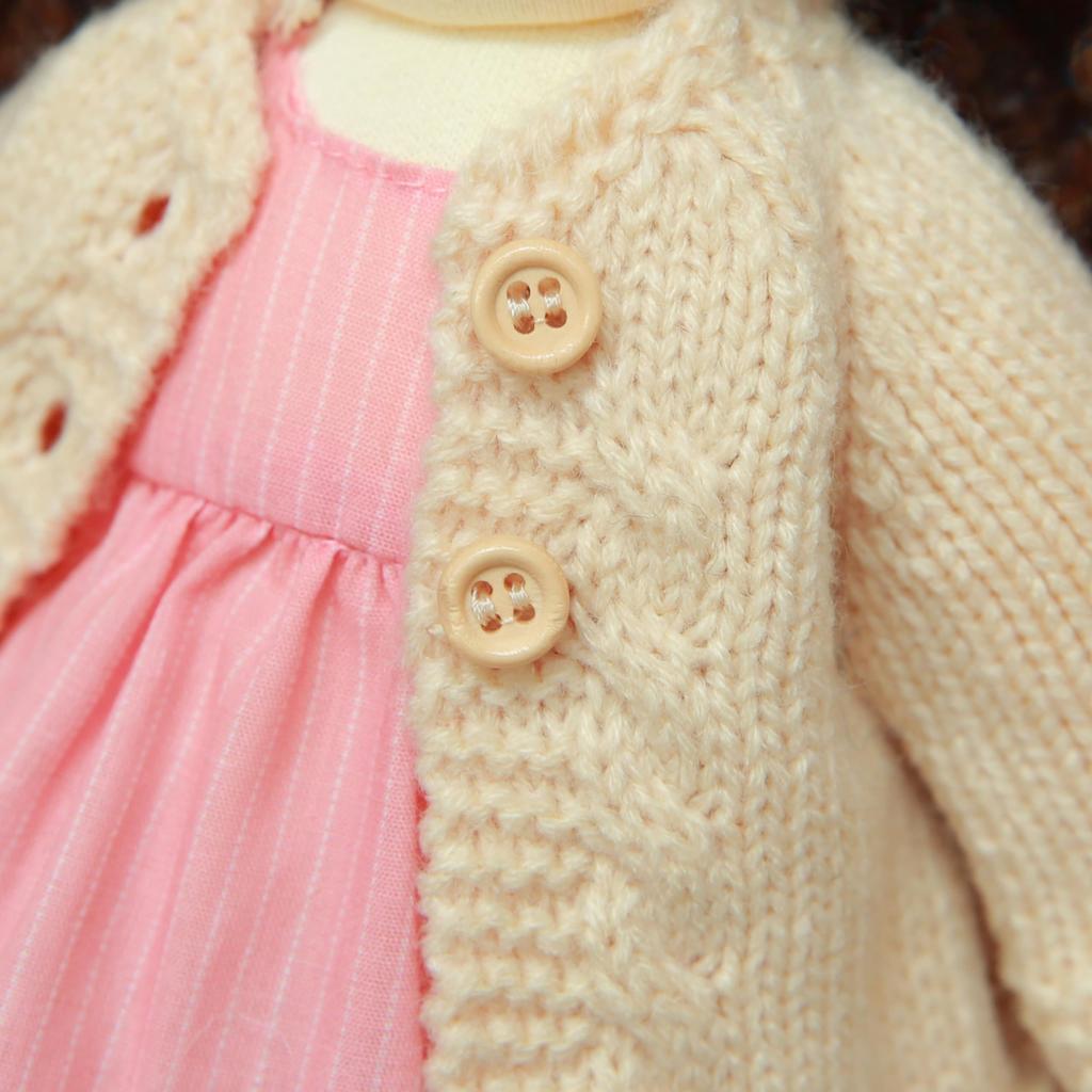 BlissfulPixie Waldorf Doll Handmade Doll Kristy 30 см Мягкая Девочка Милая Мягкая Игрушка Лучшая Кукла для Детей -