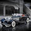 Модель винтажного автомобиля в масштабе 1/24, игрушка, литые под давлением, сплав, игрушки спортивного автомобиля со звуком и светом, инерционные машины для детских подарков