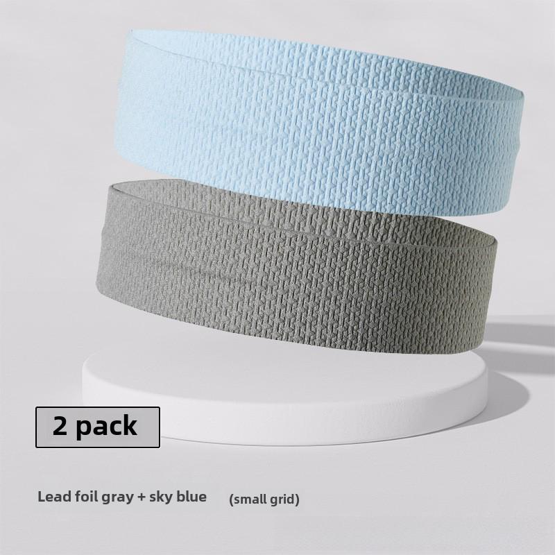 Унисекс-повязка на голову с вышивкой, впитывающая пот, для занятий спортом, бега, фитнеса и йоги