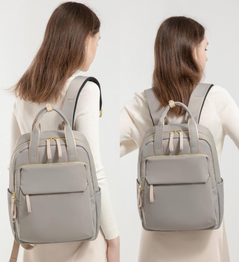 Backpack Women's New 14-inch Laptop Bag Spring and Summer Commuting Multi Functional Backpack