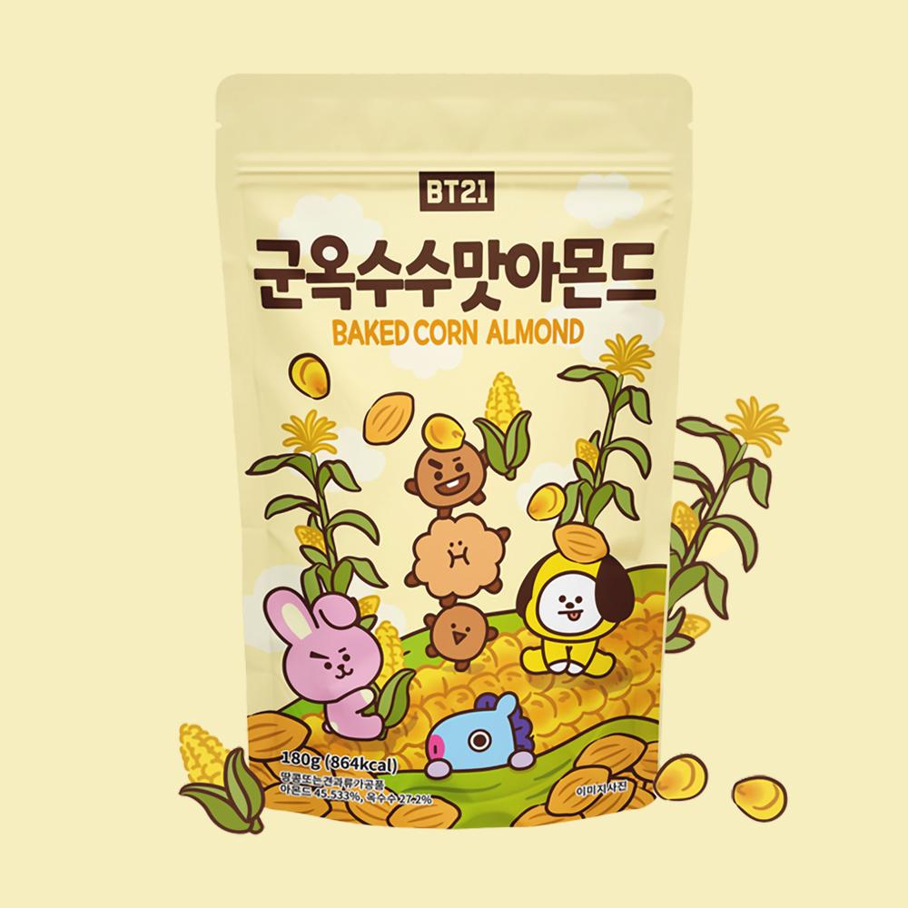 Миндаль со вкусом BT21 (180г)