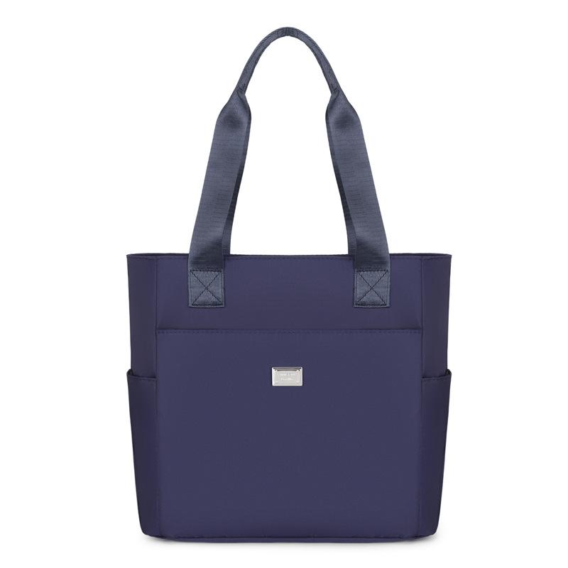 Однотонная простая повседневная наплечная сумка-подмышка, универсальная для ежедневных поездок, практичная сумка-тоут для ношения в руке