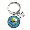 JW Алфавит Он Будет JWORG Время Драгоценный Камень Брелок JW Брелок Иисус Брелок