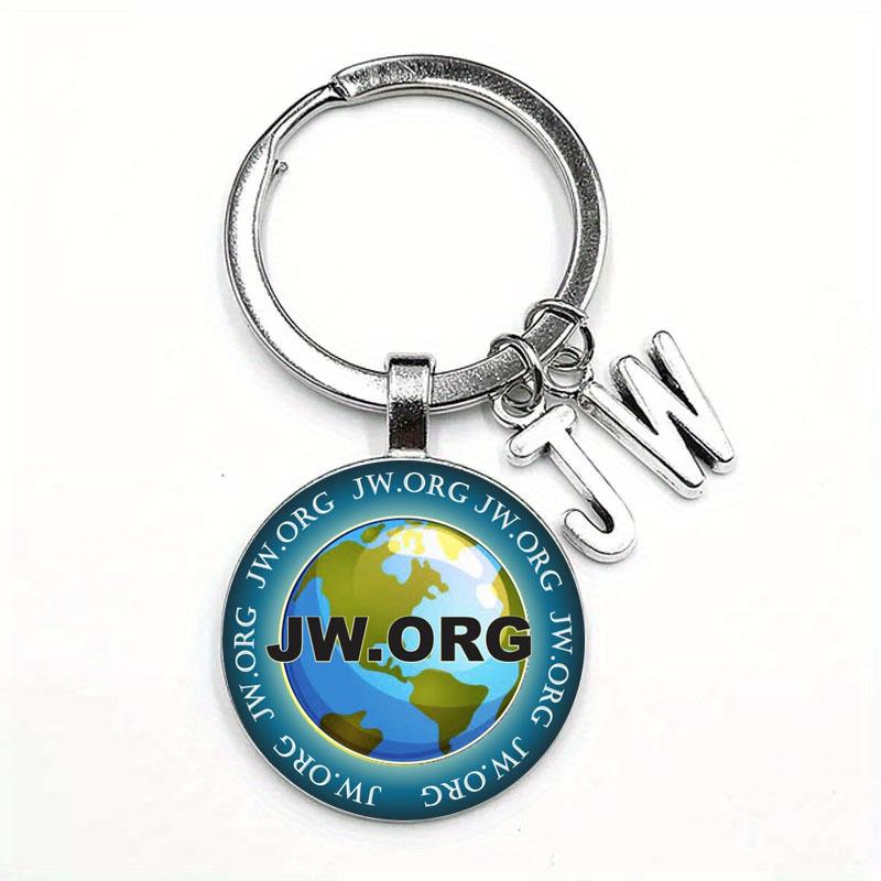 JW Алфавит Он Будет JWORG Время Драгоценный Камень Брелок JW Брелок Иисус Брелок