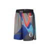 NBA X KAWS Brooklyn Nets City Edition Swingman Shorts Grey/Blue/Black Men Streetwear DX8694-010