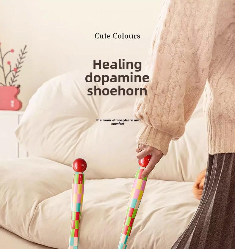 Роскошный рожок для обуви с длинной ручкой: Помогает беременным женщинам и пожилым людям надевать обувь, не наклоняясь