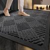 Simple Polypropylene Sand Scraping Dust Removal Anti-slip Mat Entry Door Floor Mat Rubber Mat Dirt-resistant Household Rubber Mat