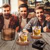 1/4/6Pcs Minimalist Wooden Coasters Natural Absorbent Modern Rustic Heat Insulation Pad with Bracket Eco-Friendly Table Mat Desk