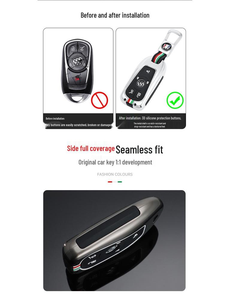Buick Key Case for LaCrosse, GL8, Regal, Verano, Encore GX, Envision Pro, Excelle 6