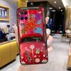 Hippie Peace Bus and Sunflower Case For Oppo A96 A76 A16 A17 A18 A60 A80 A40 A38 A58 A78 A98 A94 A74 A54 A15 A57 A77 A5 Pro