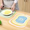 Frosted Cutting Board Frosted Cutting Board Prevent Slip Design Transparent Thin Cutting Board for Kitchen L Thin Cutting Board