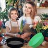 Круглая сковорода с экраном Пластиковое сито для почвы Фильтрующая сетка Горшок Сито для почвы и камней Фильтрация Инструменты для домашнего садоводства Горшки для рассады цветов