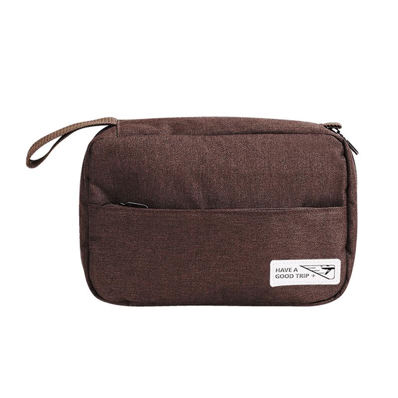 Портативная косметичка с крючком для подвешивания, водонепроницаемая женская косметичка для ванной комнаты, большая вместимость, дорожный мужской косметичка
