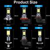 1 шт. H1 H3 H7 H8 H11 светодиодные противотуманные фары двухцветные 24SMD 3030 HB3 9005 светодиодные противотуманные фары HB4 9006 DRL дневные ходовые огни