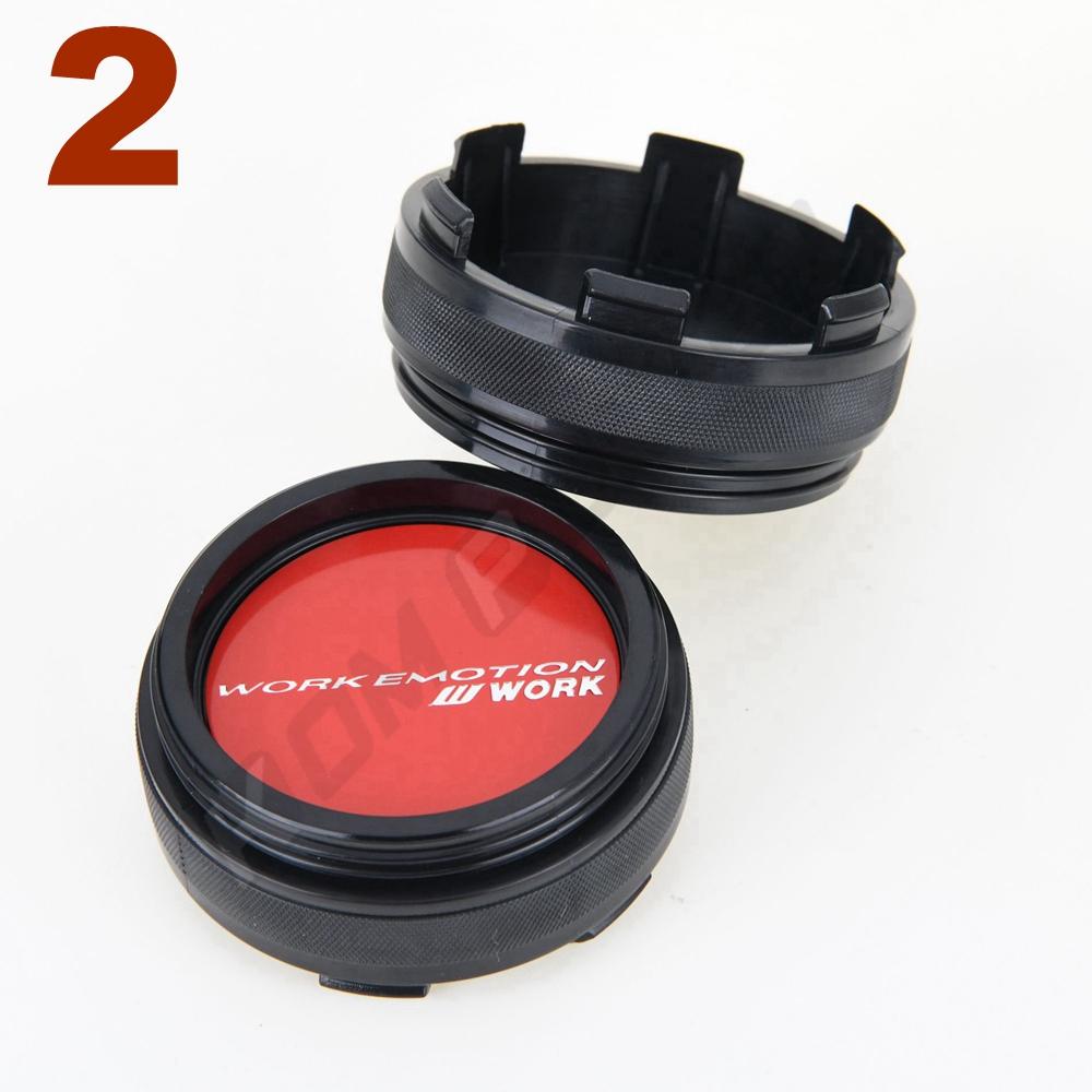 DBS3 4PCS 61MM OD / 57.5MM ID Sport Rim Cap WORK EMOTION MEISTER VS Sticker Centre Cap Rim Wheel Cover Cap Hubcaps