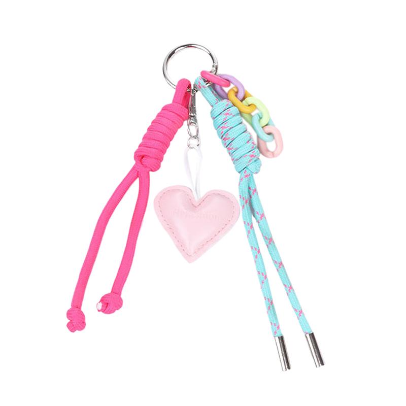 Брелоки ручной работы Сделай сам Подвески для сумок Улыбающиеся лица Плетеные веревки Милые аксессуары Плетеные веревки Украшения