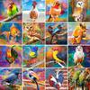 DIY Diamond Painting Full Round Drill Animal Birds Tree 5D Diamond Embroidery Mosaic Parrot Cross Stitch Kit Home Decor Crafts