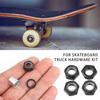 Комплект аксессуаров для скейтборда Детали для лонгборда Скейтборд Грузовик Крепеж Проставки Гайки для осей Кольца скорости