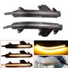 2Pieces Dynamic Turn Signal LED Side Wing Rearview Mirror Indicator Blinker Repeater Light for A7 S7 RS7 4G8 2010-2016