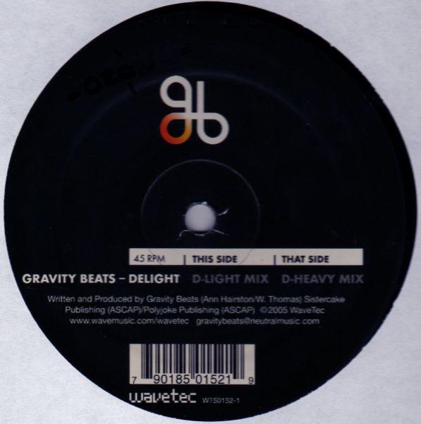 12inch Record GRAVITY BEATS - Delight WT501521 WaveTec 2005 US Dance & Electronica Used