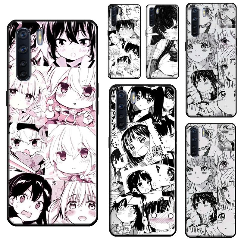 Милый чехол для телефона Kawaii Japan Girls Harajuku для OPPO A15 A83 A91 A93 A1K A3S A5S A52 A72 A54 A74 A94 A31 A5 A9 A53S 2020