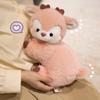 Мягкие игрушки олень розово-коричневый, куклы-подушки, игрушки-мультяшки для девочек, подарки на день рождения, декор для дома