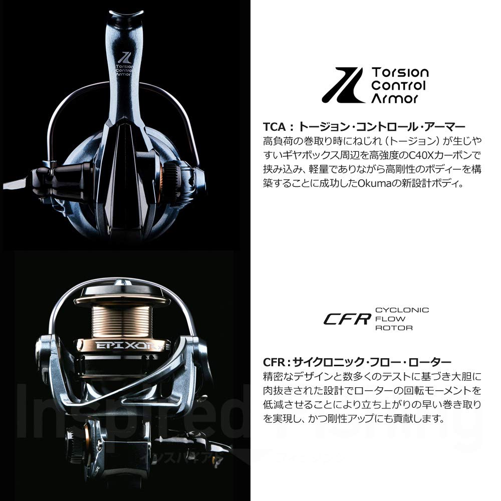 Zenith Okuma EPIXOR EPXT-20PLUS Универсальная безынерционная катушка с алюминиевой шпулей с неглубокой канавкой