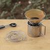 Stainless Steel Coffee Dripper Folding Coffee Cone Dripper Pour Over Filter Holder for Outdoor Camping Picnic Office Home Travel