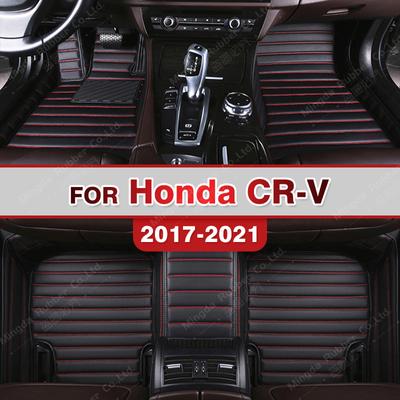 Автомобильные коврики для Honda CRV 2017 2018, изготовленные на заказ автомобильные подушечки для ног, автомобильный ковер